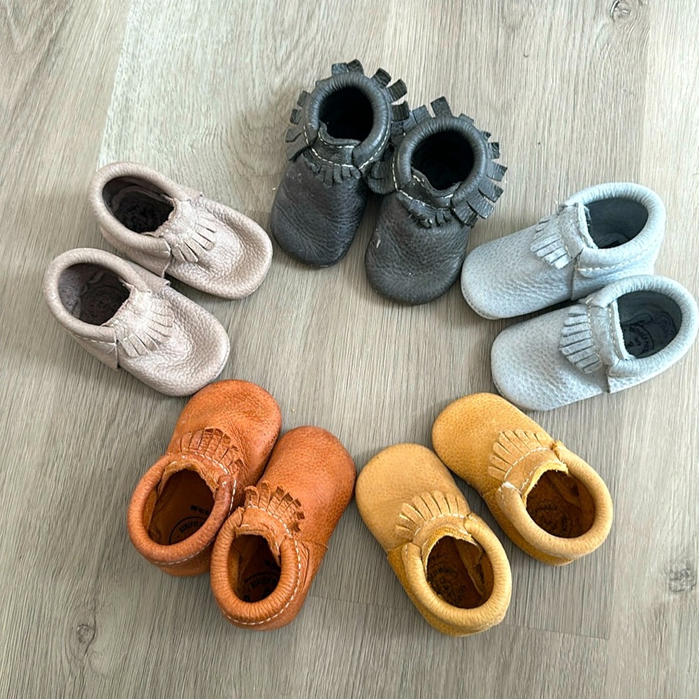 Freshly picked baby moccasins